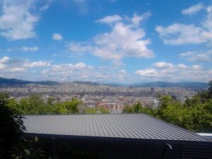 Vistas de Barcelona desde Montjuïc